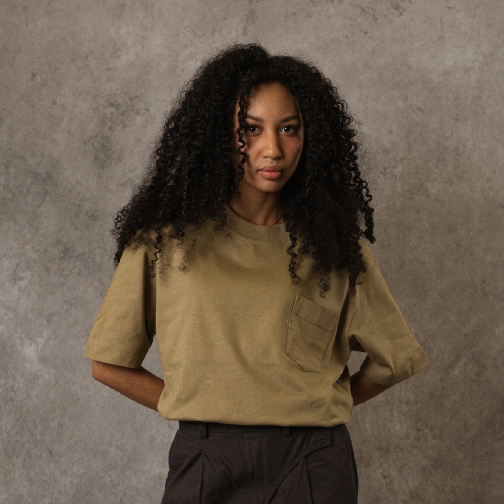 POCKET EMBROIDERY - KHAKI