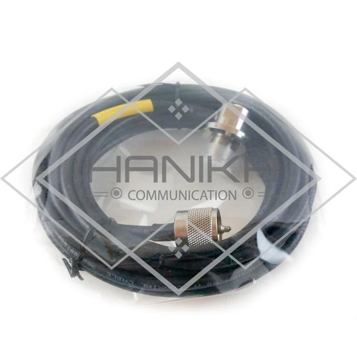 สายยึดรถ 8m RG58 50Ohm Coaxial PL F PL M Coaxial HT Rig
