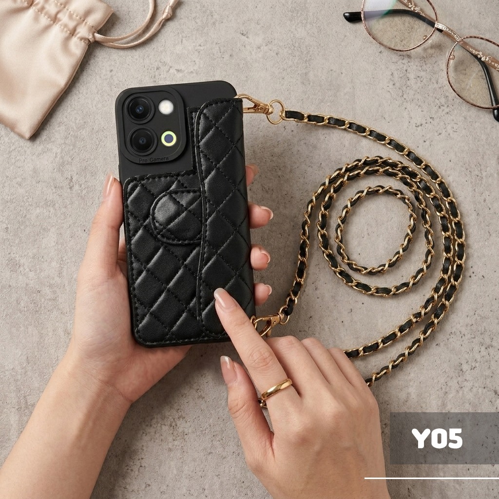 HP Macaroon กระเป๋าสตางค์ Softcase สําหรับ Vivo Y05 - กระเป๋าสตางค์เคสโทรศัพท์สําหรับ Vivo Y11D - กร