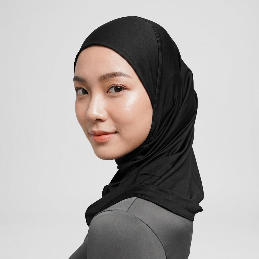 Manisa - Instant Sport Hijab Bergo Hijab สําหรับวิ่ง ว่ายน้ํา พาเดล เทนนิส ยิม Dry Fit