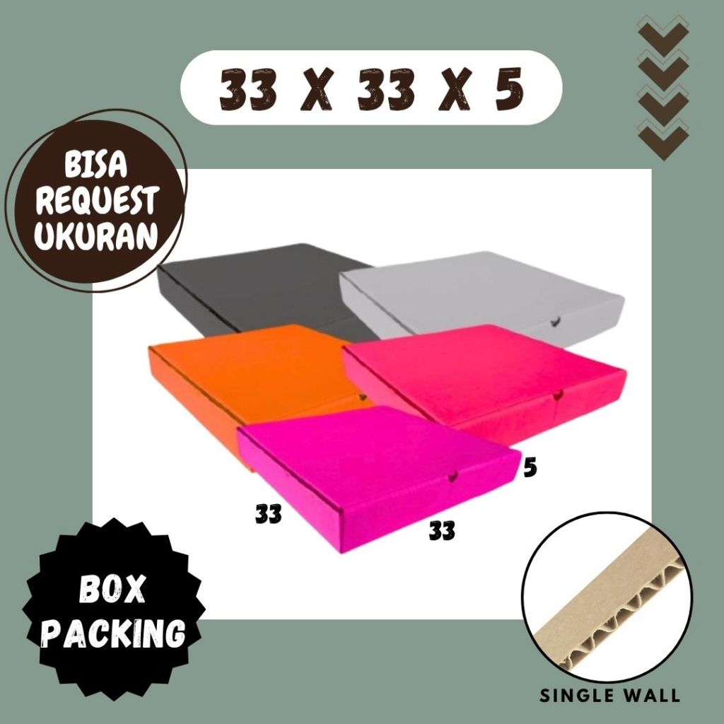 กล่องพิซซ่า 33x33x5 LD / กล่องพิซซ่า กล่องบรรจุ / พิซซ่า 33x33x5 LD กระเช้า 33x33x5 LD