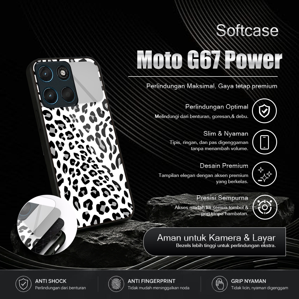 เคสกระจกอะคริลิค HP สําหรับ Motorola G67/G57 Power - เคสมือถือ - Motorola G67/G57 Powe เคสอะคริลิค -