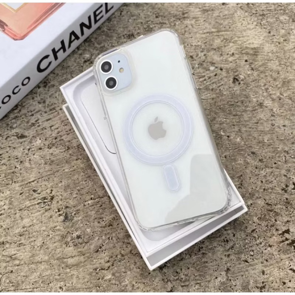 เคส MAGSAFE แบบใสสําหรับ SAMSUNG S25 FE