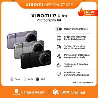 Xiaomi 17 Ultra Photography Kit | Desain grip terintegrasi | Ergonomis maksimal, kontrol lebih presisi | Tombol fungsi yang dapat dikustomisasi | Pengalaman profesional, menyesuaikan Anda | Tahan debu & percikan air IP54¹  [Xiaomi Officia Store]
