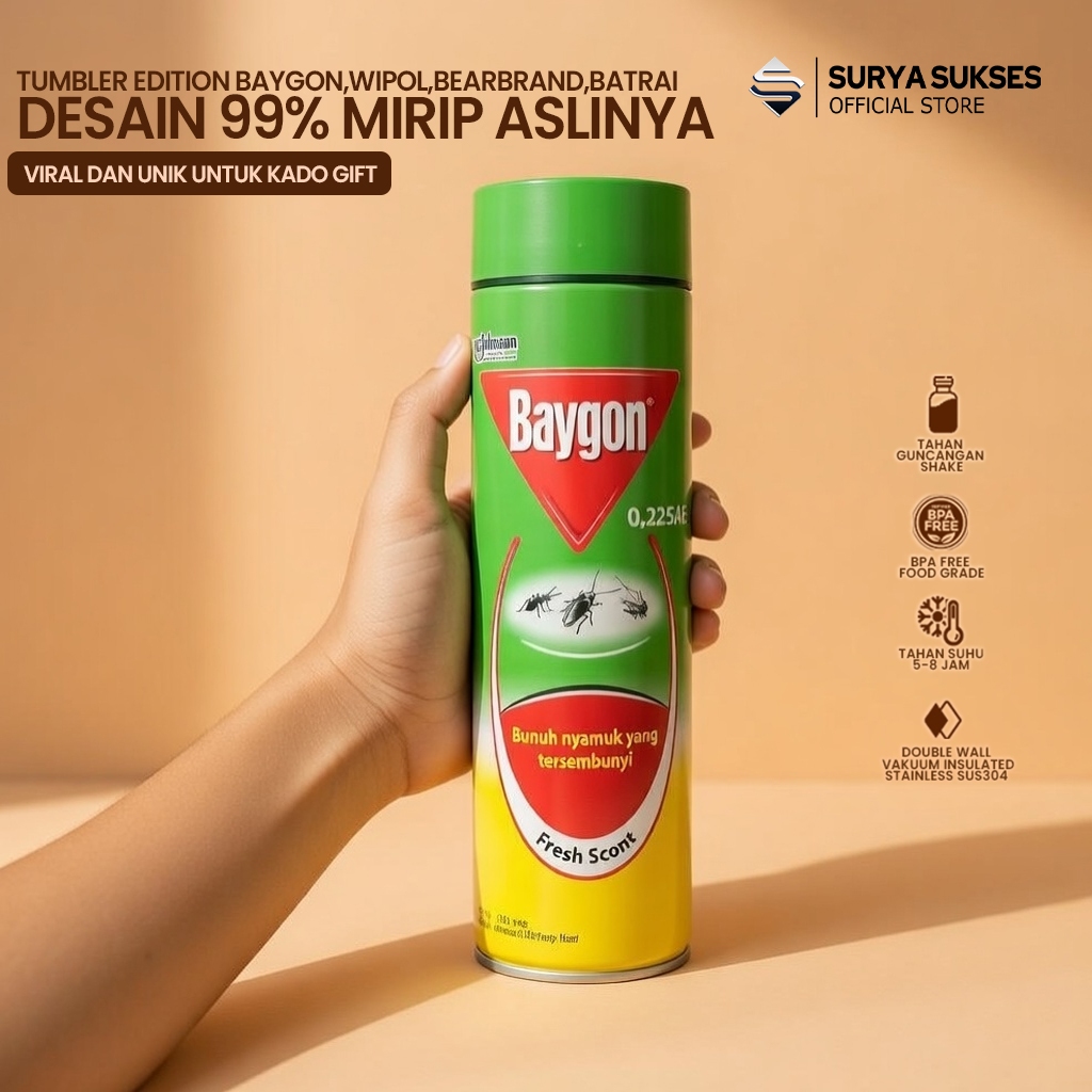 BAYGON CUSTOM TUMBLER CAPACITY ของขวัญ 400 มล