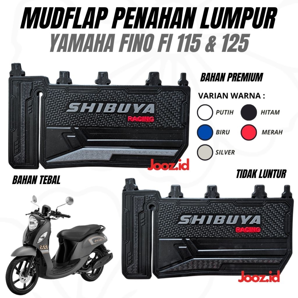 MUDFLAP FINO 115 FINO 125 / MUDFLAP MUD RETAINER YAMAHA FINO 115 & 125 PREMIUM