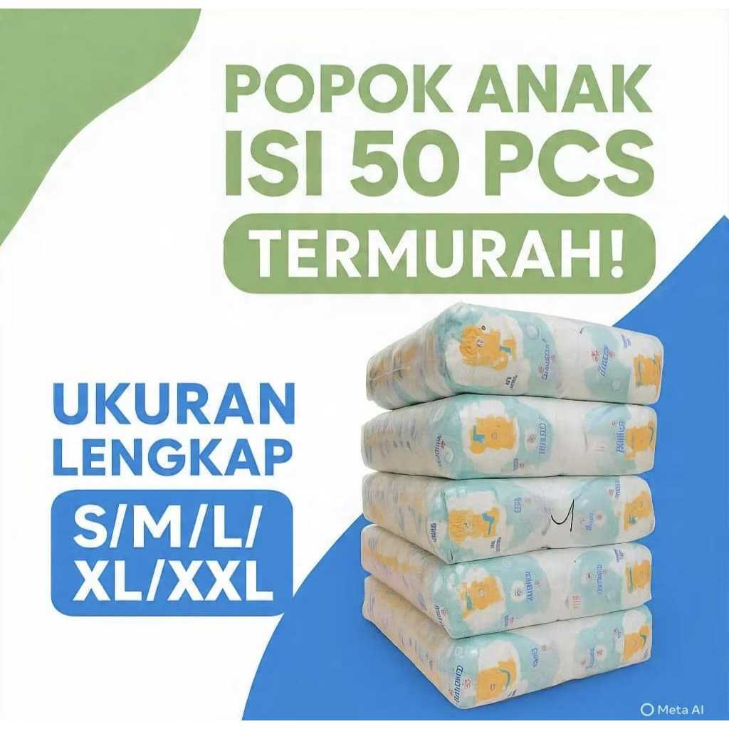 Pampers กางเกงผ้าอ้อมเด็ก Size XXXL เนื้อหาไม่บรรจุ 50 แอมป์