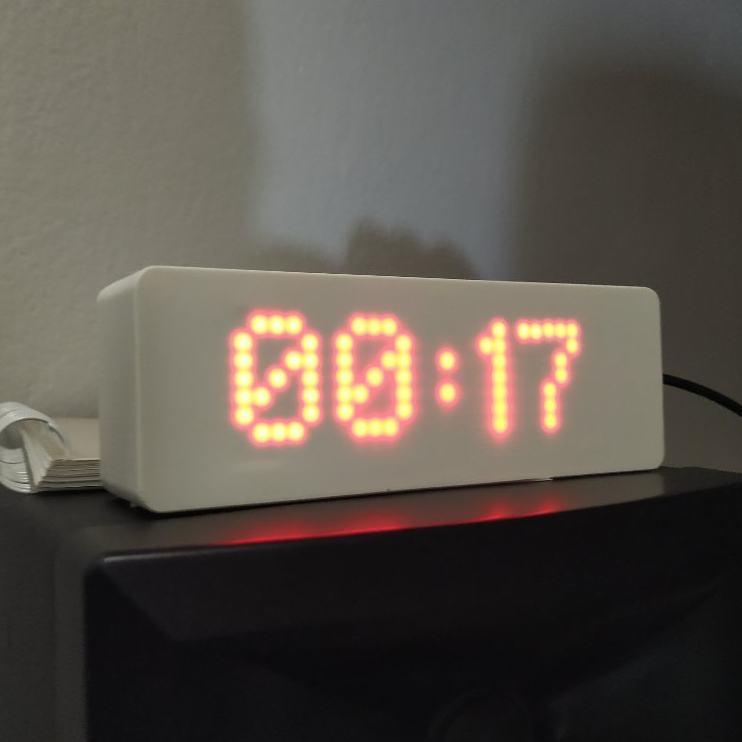 Matrix 32x8 Max7219 เคส Led + NodeMCU V3 3D Printer Print