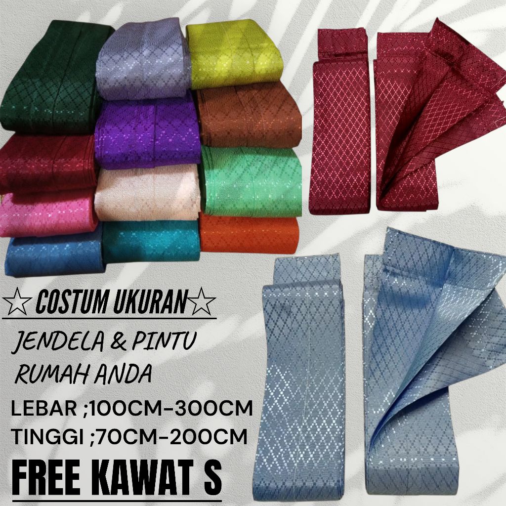 PLAIN PLEASE CURTAINS/DIAMOND BOX CURTAINS/WINDOW CURTAINS/DOOR CURTAINS/CUSTOM ขนาด CURTAINS