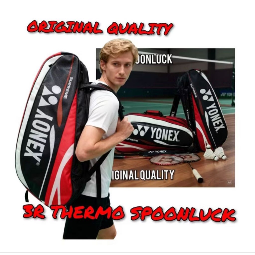 ต้นฉบับ YONEX 3R THERMO CKET BAG / กระเป๋าแบดมินตัน
