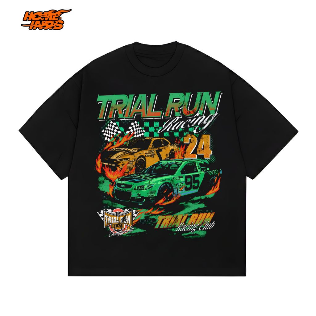 HOMEins - Trial Run Racing Club Nascar Oversize Short Black
