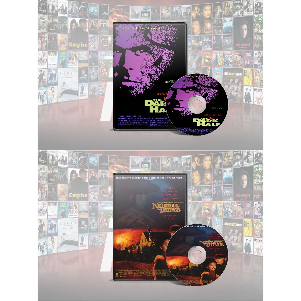 DVD The Dark Half (1993) + DVD Needful Things (1993)