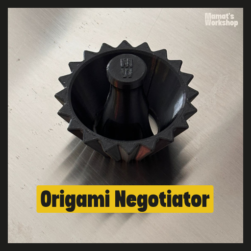 Origami Negotiator – เครื่องมือกดกรองกระดาษสําหรับ Origami Dripper