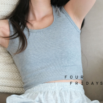 FourFridays - เสื้อกล้ามคอยูผู้หญิง Lovi Top | เสื้อครอปสตรี Summer Stretch TNK02