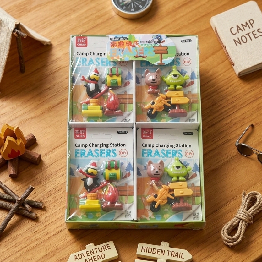 แฟนซี QH-8324 Camp ชาร์จ Station Eraser