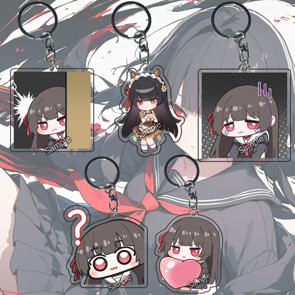Wuthering Waves Chisa พวงกุญแจทั้งหมด - พวงกุญแจ - ของที่ระลึก - อะนิเมะ