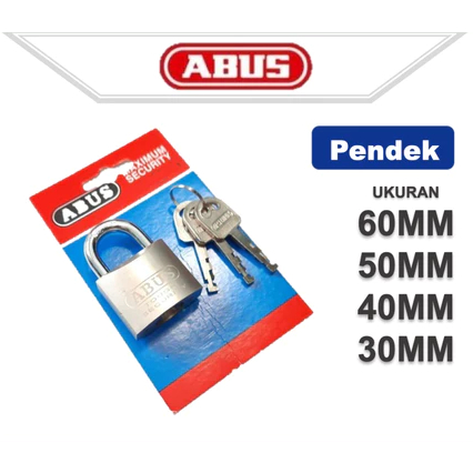ABUS กุญแจ อาบู ดั้งเดิม 50 60 มม. ความปลอดภัยสูงสุดสําหรับประตูประตูรั้ว