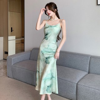Emita bloom baju dress hijau press body cantik ke pantai motif bunga wanita kekinian terbaru 2026 import korean style aesthetic gaun pesta mewah elegant