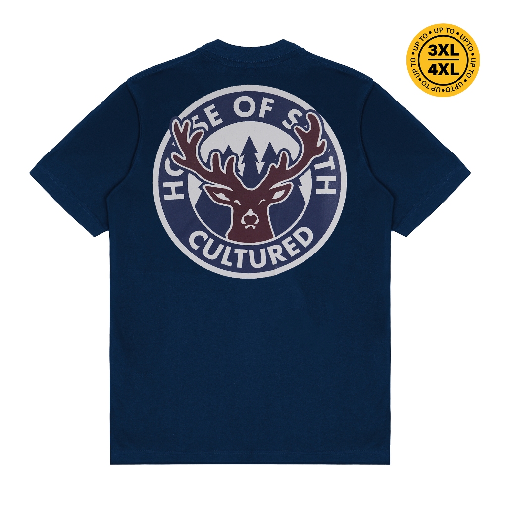 เสื้อยืดแขนสั้นผู้ชาย House of Smith - Ruscul Blue Regular 9 - เสื้อยืด