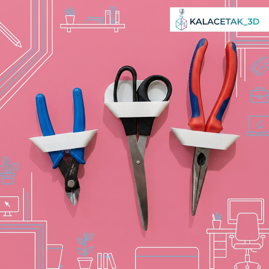 ที่วางกรรไกรและคีมแบบกําหนดเอง – อุปกรณ์เสริม Pegboard ของ IKEA Skadis