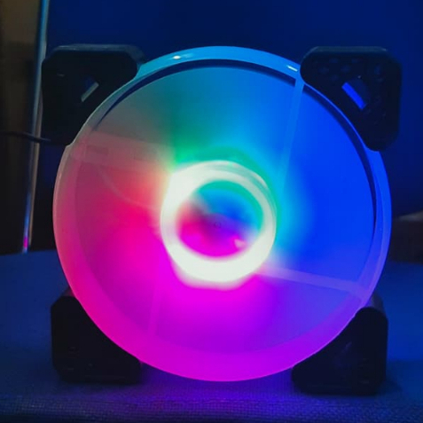 พัดลมปลอก RGb 12cm**