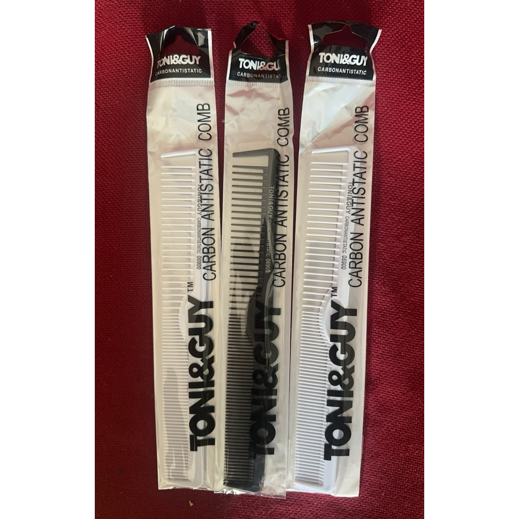 TONY&GUY คาร์บอน ANTIBACTERIAL BARBERSHOP COMB 06900