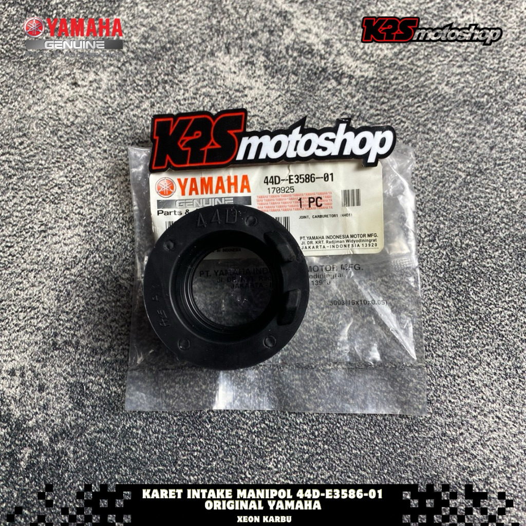 YAMAHA XEON CARBURETOR INTAAKE MANIPOL RUBBER 44D-E3586-01 ORIGINAL YAMAHA