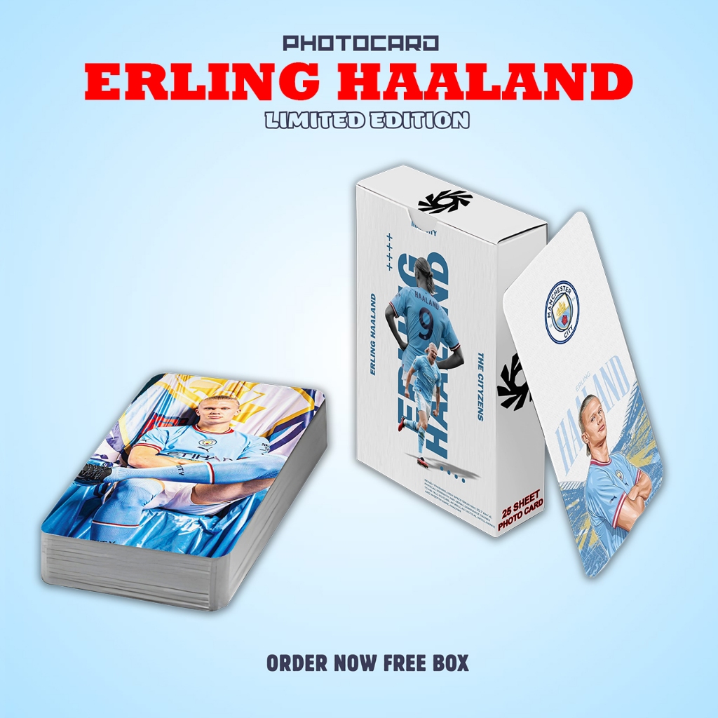 ERLING HAALAND PREMIUM PHOTOCARD 1 PACK LIMITED EDITION
