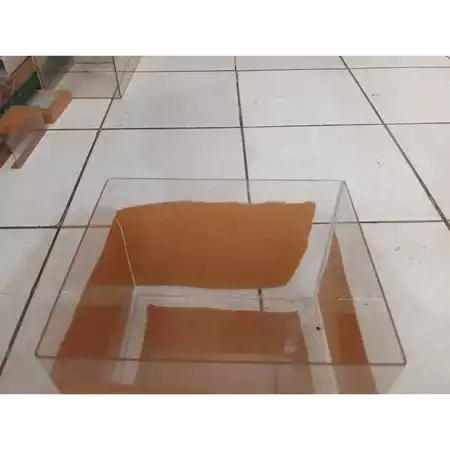 ฝาครอบอะคริลิคสําหรับสินสอดทองหมั้น LxWxH 46x36x23cm