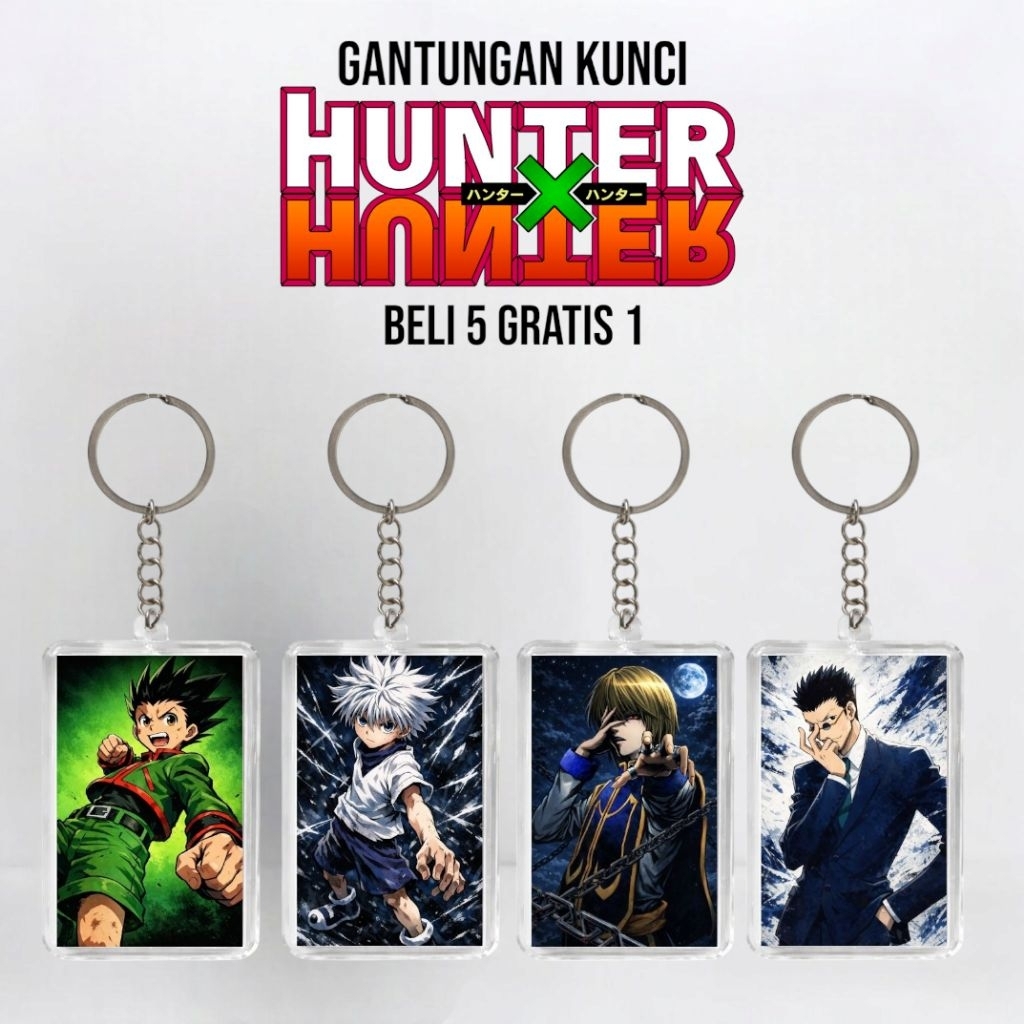 GANTUNGAN Hunter X Hunter พวงกุญแจอะคริลิค