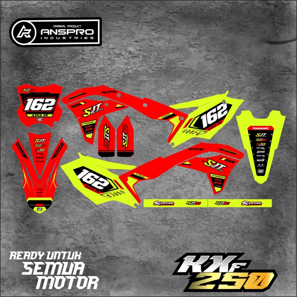 KXF 250 สติ๊กเกอร์มอเตอร์ไซค์ DECAL ANTI-SCRATCH PROTECTION STICKER KXF 250 DECAL