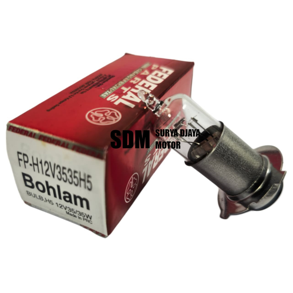 K3 H5 HONDA SUPRA X GLPRO WIN 12V/35/35W FEDERAL HEADLIGHT หลอดไฟ
