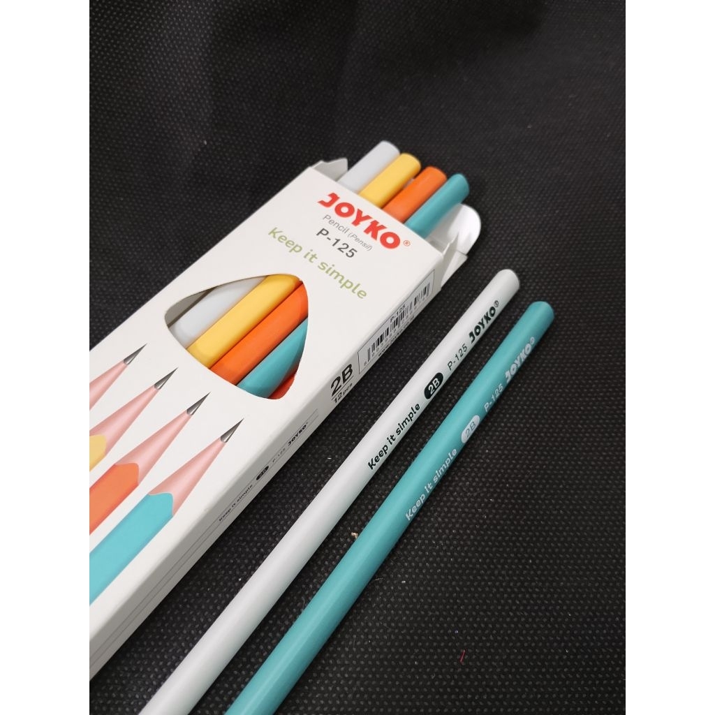 Joyko P-125, P-125, P-8137 2B Pencils, 12 ชิ้น