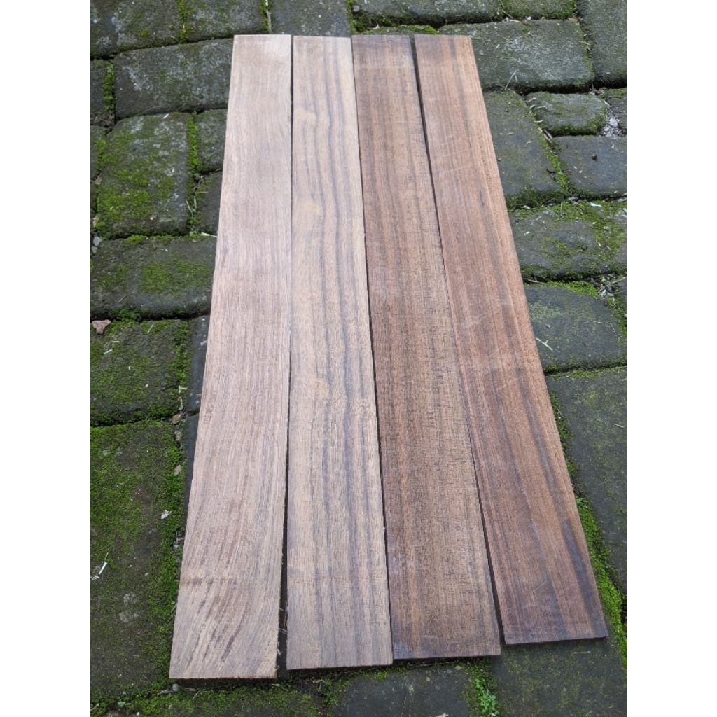 Pau ferro 8 มม. x 7 x 70 ซม. bolivian rosewood santos ชิงชันไม้เนื้อแข็ง fretboard