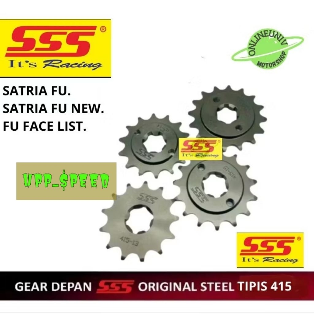 เกียร์หน้า SSS 415 UK.SATRIA FU-SATRIA NEW-SATRIA FACELITE ต้นฉบับ