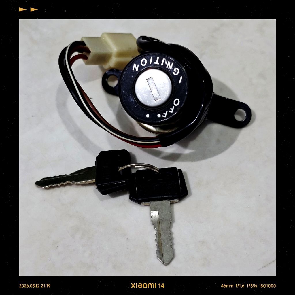 (77KMN) CONTACT KEY เท่านั้น RX100 Yamaha RX 100 RX125 RX 125 RX100 ใหม่ RX 100 ใหม่ New Old Stock p
