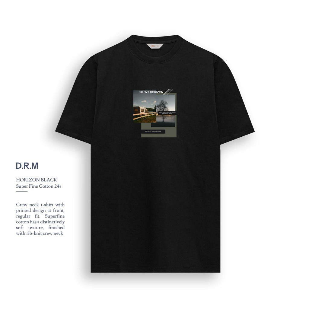 สวม DRM | เสื้อยืด Drm เสื้อยืดสีดํา horizon