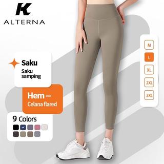 Alterna Legging High Waist Polos Celana Olahraga Wanita Yoga Pants Gym Sport