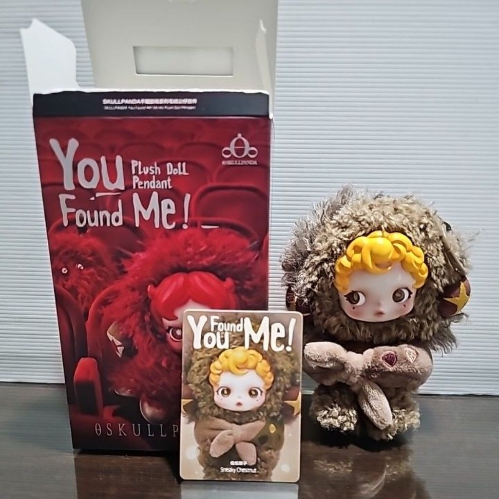 Preloved Skullpanda You Found Me Plush ORI POPMART