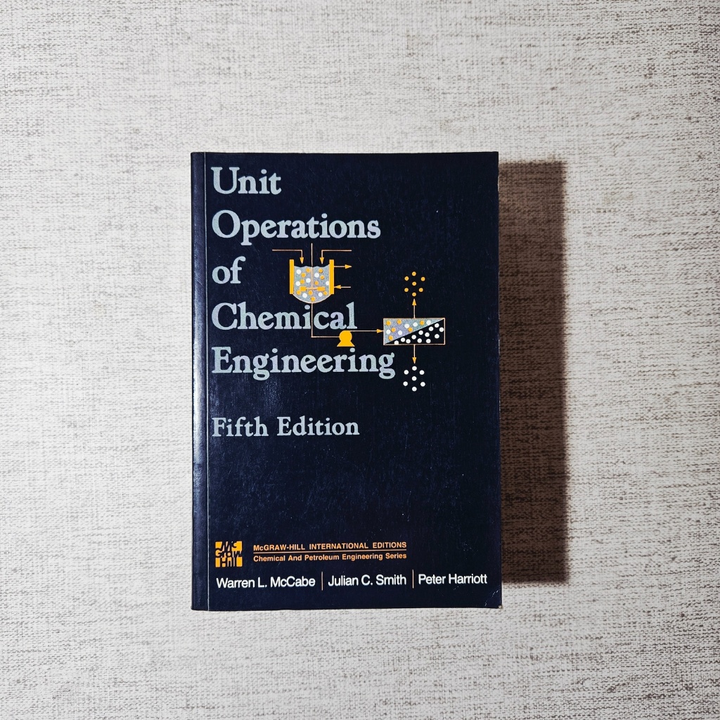 Operations of Chemical Engineer Fifth Edition Unit Book: Warren L. แมคคาเบะ จูเลียน ซี สมิธ, & ปีเตอ