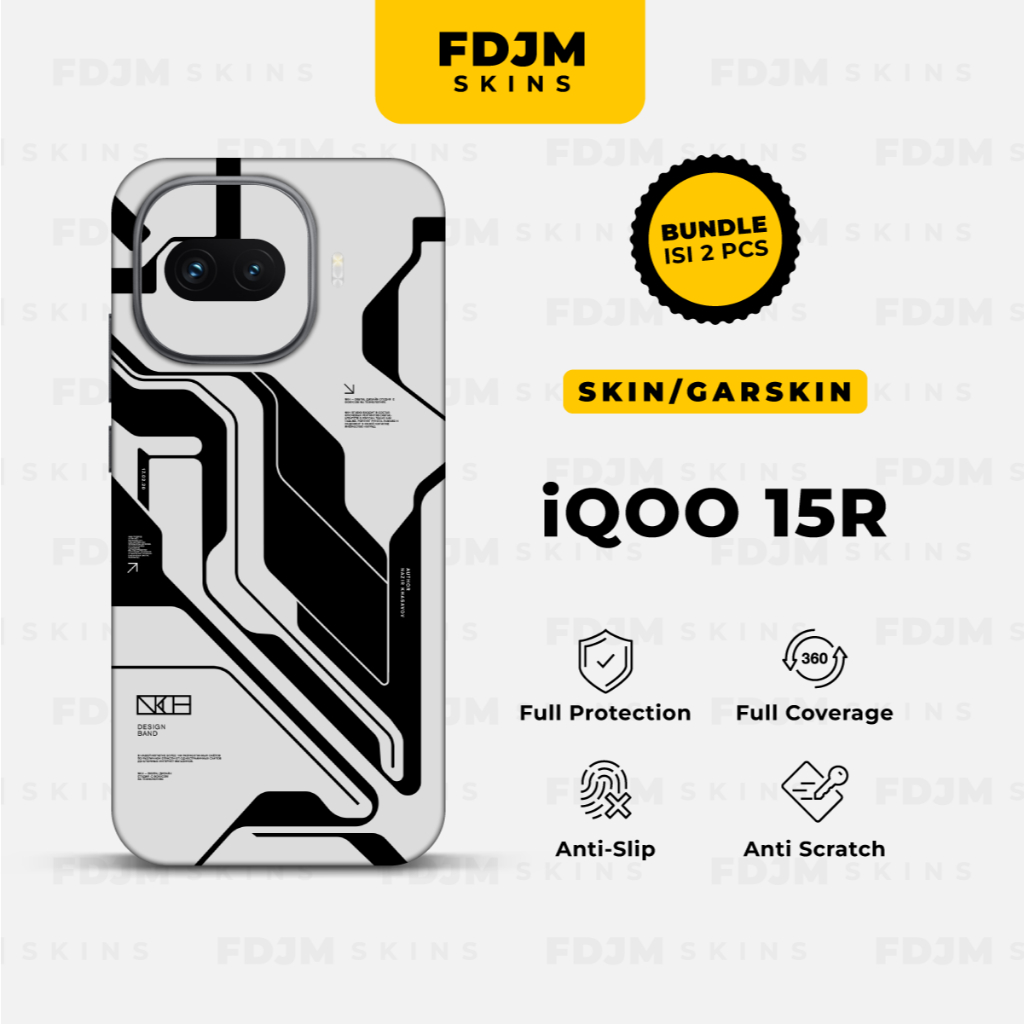 IQOO 15R - พิเศษ! ปกป้องผิว/การ์สกิน *เนื้อหา 2* ไม่ใช่เคส (CUSTOMIZED) [FDM Skins]