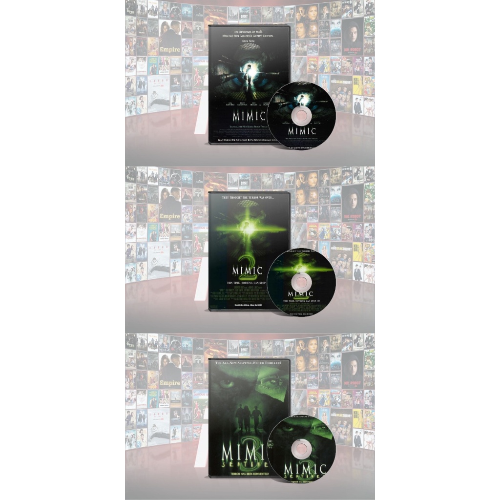 DVD Mimic (1997) + DVD Mimic 2 (2001) + DVD Mimic 3 Sentinel (2003)