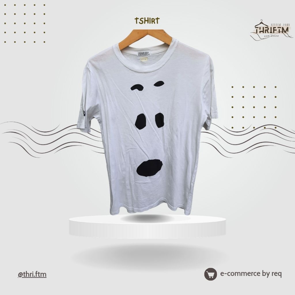 เสื้อยืด เสื้อยืดสีขาว Snoopy by Peanuts Snoopy Official