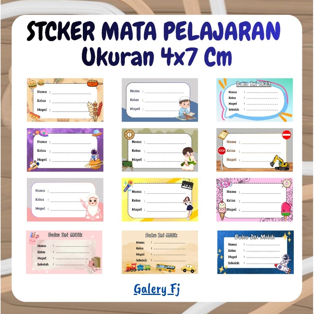 MATA [CONTENTS 20 ชิ้น] สติ๊กเกอร์ LESSON / สติ๊กเกอร์ LESSON NAME / สติ๊กเกอร์ย่อยสําหรับ SCHOOL CH