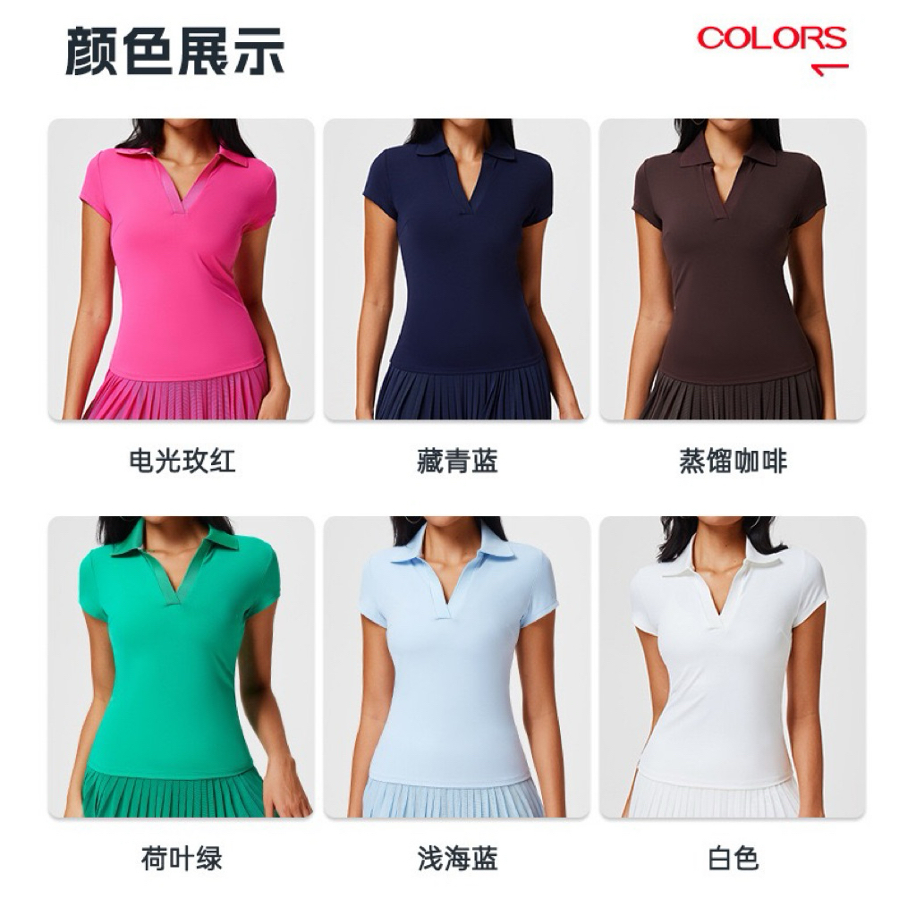 CNN-604 Matish Womens Padel Tennis Golf Active Wear Sport Wear Top
