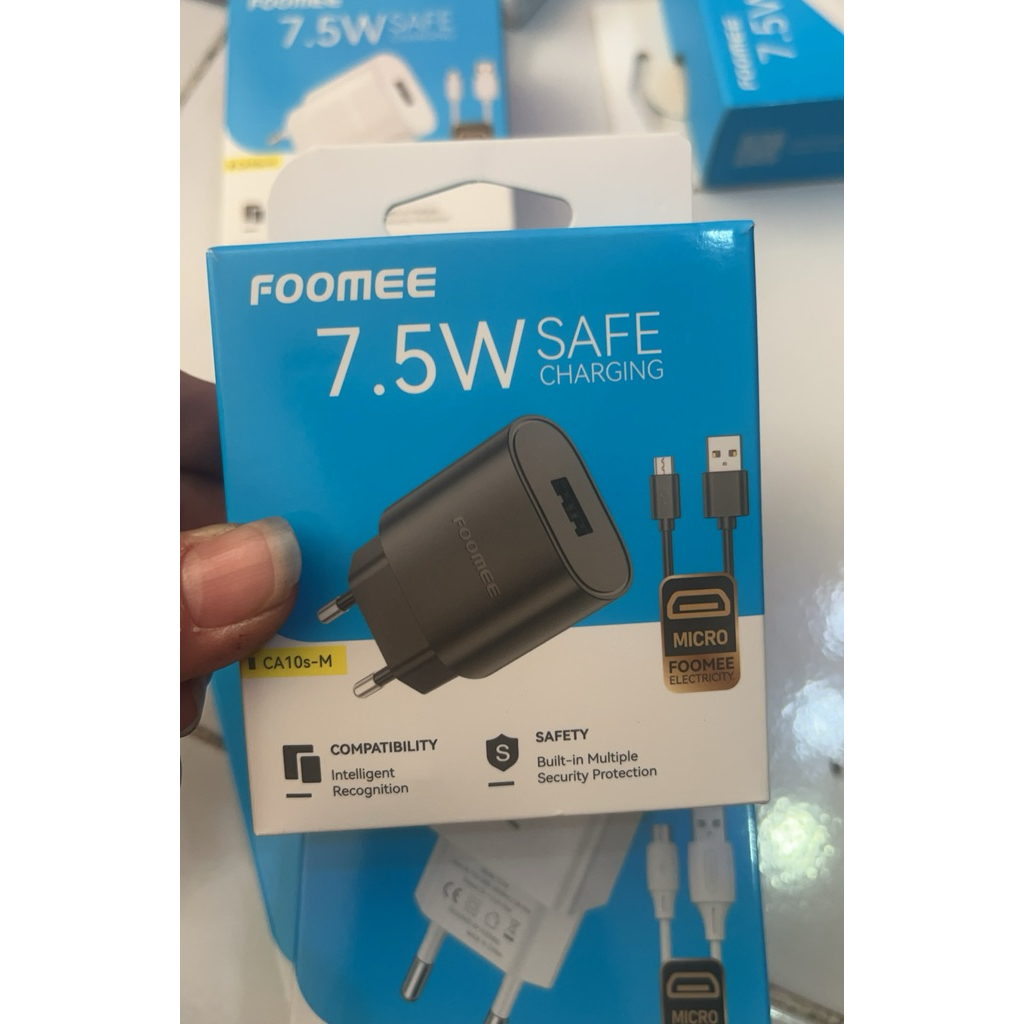 MICRO CHARGER 2.4A / 12W / 7.5W / FOOME MICRO CHARGER
