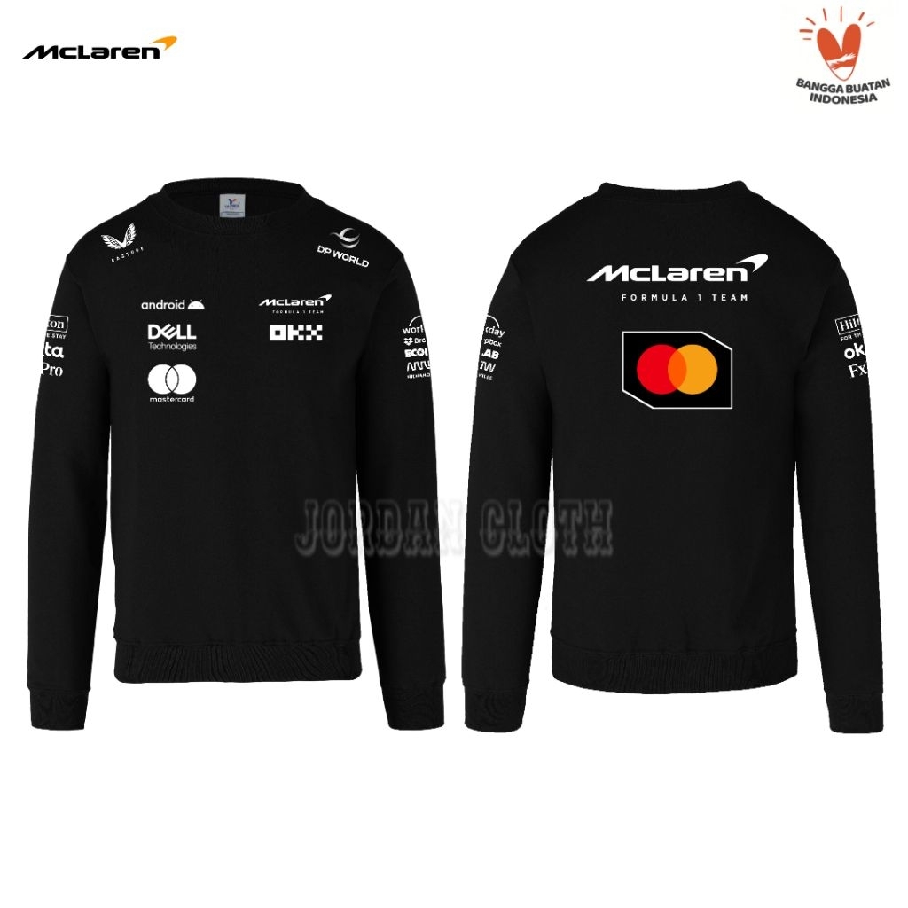 McLaren Racing Formula One F1 Team Racing Hoodie Jacket เสื้อกันหนาว