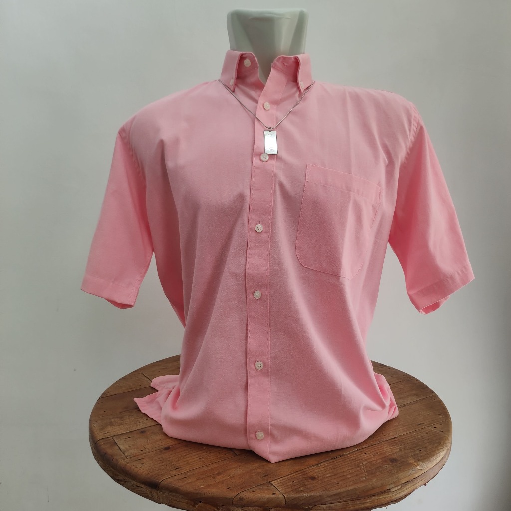 KEMEJA Cole Official Wear เสื้อเชิ้ตแขนสั้นสีชมพูอ่อน ไซส์ 16 - Clean & Well Care (AVPBZ041)