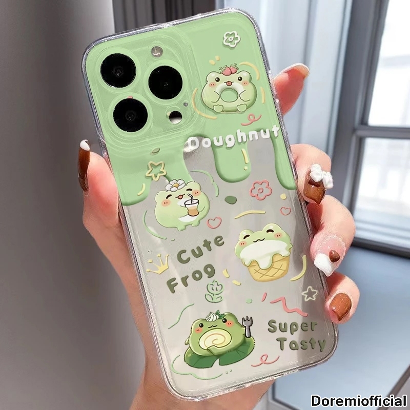 SOFTCASE CLEAR CASE สําหรับ REDMI NOTE 5 5A 7 8 9 9S 10 11 11S 12 13 14 15 PRO 4G 5G FOOD BEAR และ F