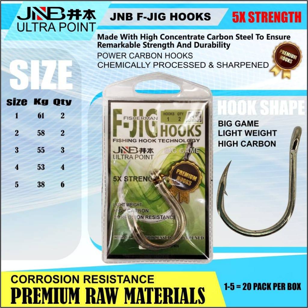 MATA JNB F-JIG HOOK (5X STRENGTH)